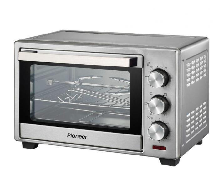 Настольная духовка мини печь электрическая PIONEER MO5011G жарочный шкаф для дачи выпечки хлеба - фото 1 - id-p215916679