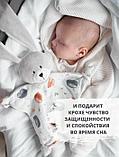 Комфортер для новорожденных игрушка мягкая муслин зайка сплюшка мякиши для сна малышей, фото 10