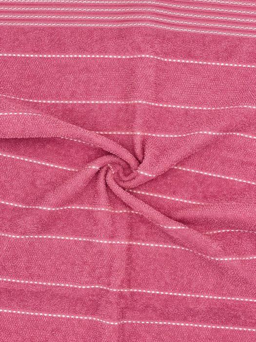 Набор полотенец для ванной махровые банные розовый голубой подарочный комплект в баню 4 штуки - фото 8 - id-p215915632