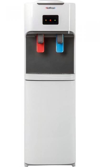 Напольный кулер для бутилированной воды с охлаждением HotFrost V115CE диспенсер водораздатчик со шкафчиком - фото 1 - id-p215921978