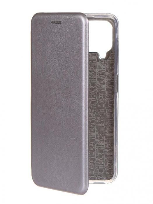 Чехол-книжка Wellmade для Samsung Galaxy A22 серый на телефон самсунг а22 - фото 1 - id-p215918904