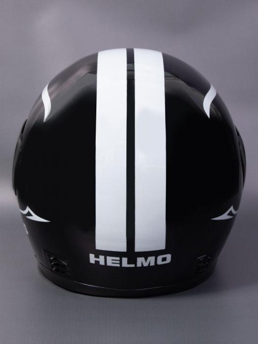 Шлем для мотоцикла мужской женский мотошлем мото защитный интеграл взрослый мотоциклетный черный 58-62 - фото 4 - id-p215913105