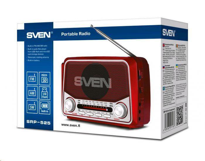 Портативный радиоприемник SVEN BB7 мощный аналоговый аккумуляторный приемник в ретро стиле радио на батарейках - фото 5 - id-p215923135