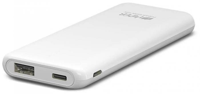 Повербанк HIPER PSL5000 WHITE Мобильный аккумулятор 5000mAh 2.1A 2xUSB белый - фото 2 - id-p215915728