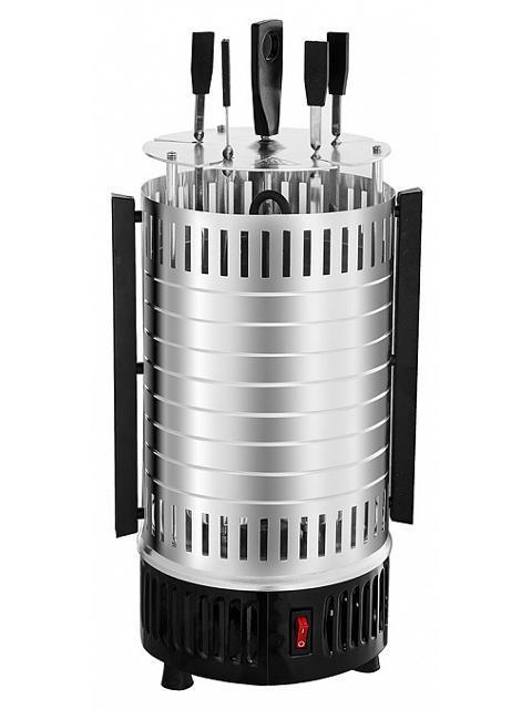 Электрошашлычница Delta DL-6700 гриль вертикальный электрический шампурный гриль-барбекю настольный - фото 1 - id-p215923245