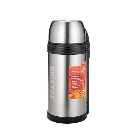 Вакуумный термос металлический Biostal NGP-1500-P биосталь для напитков чая кофе 1,5л нержавейка - фото 1 - id-p215925349