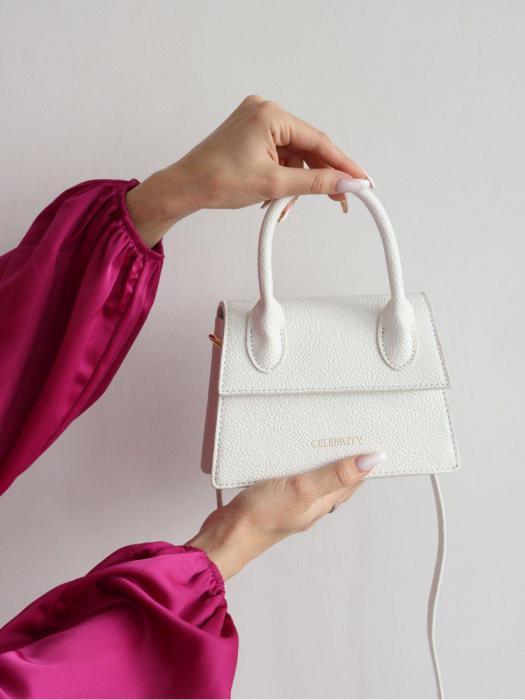 Клатч женский вечерний белый летний мини сумка через плечо сумочка маленькая для телефона - фото 4 - id-p215913227