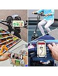 Держатель для телефона на велосипед мотоцикл скутер детскую коляску руль самокат универсальный крепеж, фото 10