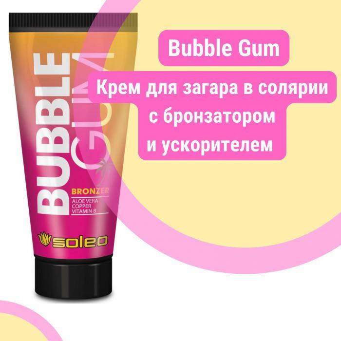 Крем для загара в солярии и на солнце с бронзатором Bubble Gum 150 мл - фото 3 - id-p215913393