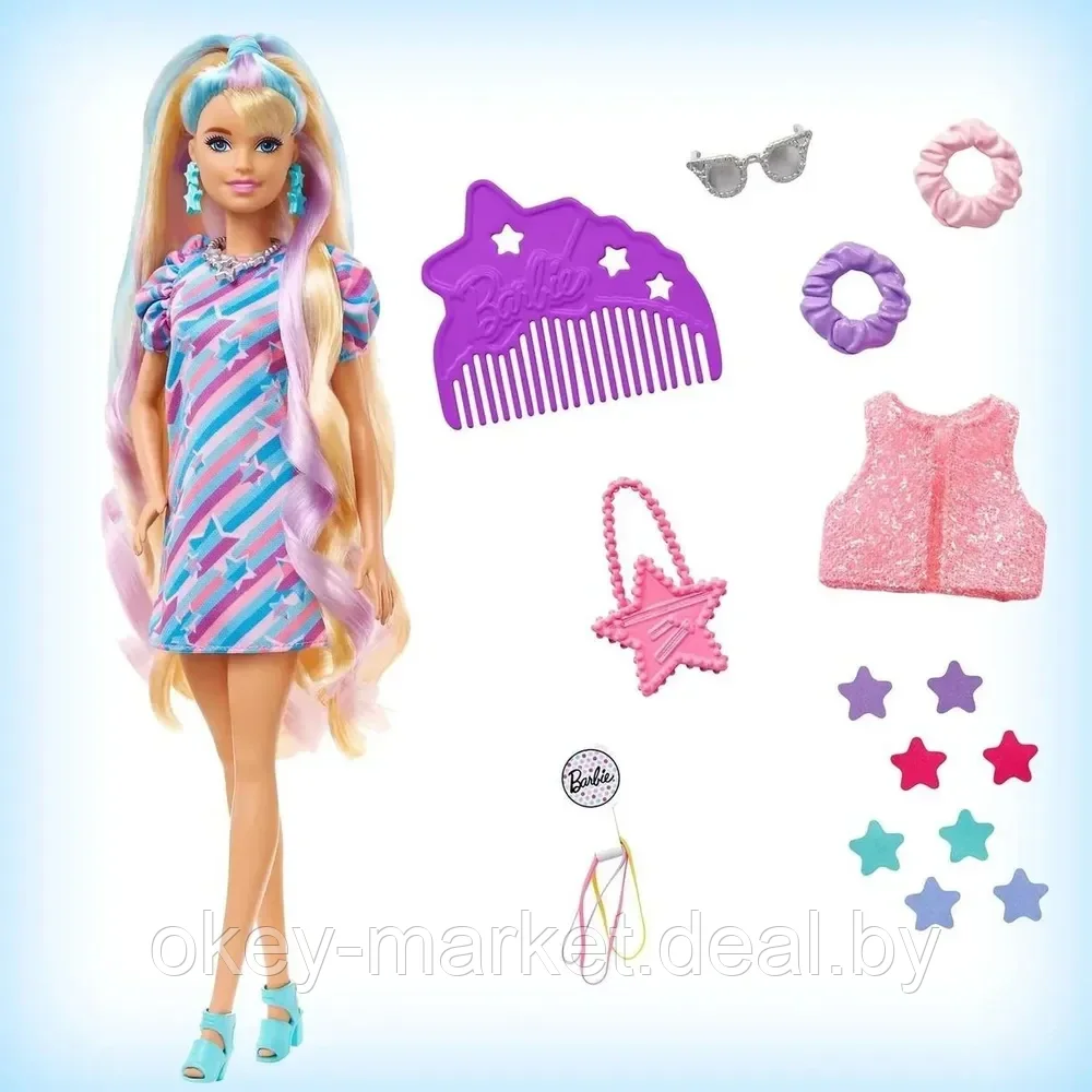 Кукла Barbie Роскошные волосы HCM88 - фото 2 - id-p70911145