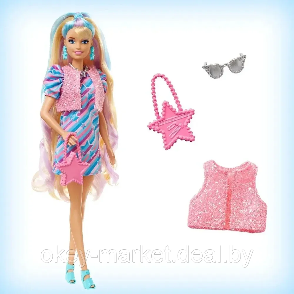 Кукла Barbie Роскошные волосы HCM88 - фото 3 - id-p70911145