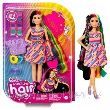 Кукла Barbie Totally Hair Stars HCM90 - фото 5 - id-p184818250