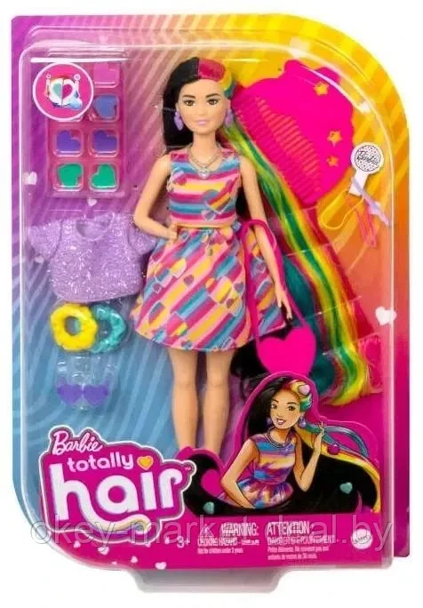 Кукла Barbie Totally Hair Stars HCM90 - фото 6 - id-p184818250