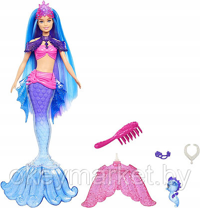 Кукла Barbie Русалка Малибу из фильма HHG52, фото 3