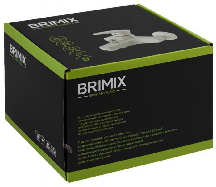 BRIMIX 5571 Смеситель в ванную, короткий излив, шаровый, из высокопрочного пластика АБС, БЕЛЫЙ - фото 4 - id-p215947409