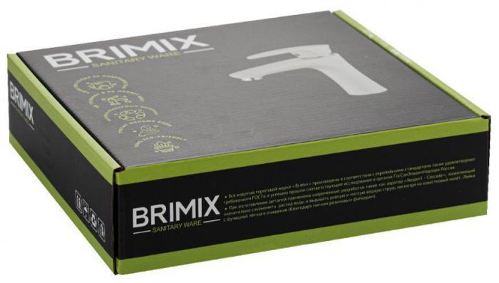 BRIMIX 5971 Смеситель на раковину, шаровый, из высокопрочного пластика АБС, БЕЛЫЙ - фото 4 - id-p215947413