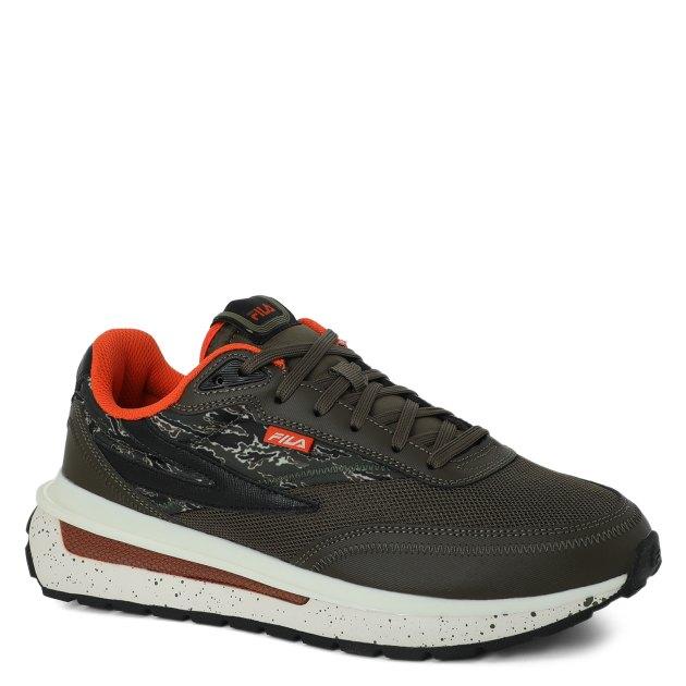 Кроссовки мужские Fila RENNO Men's sport shoes хаки/камо/оранжевый - фото 1 - id-p203537614