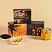 Подарочный набор «С Новым годом»: чай чёрный 50 г., арахис в белой шоколадной глазури 100 г., ананас в белом, фото 2