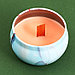 Свеча в железной банке из соевого воска «Сказочнаяа», аромат бабл гам, диам. 6 см, фото 3