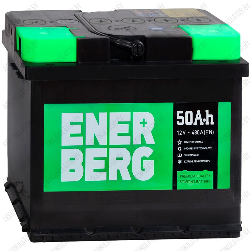Аккумулятор EnerBerg Original / 50Ah / 480А / низкий