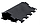 Коврик для тренажера, 40x40см, 5мм, черный (4 шт. в уп.; 0.64 кв.м.), фото 5