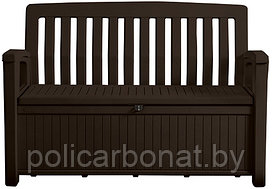 Садовая скамейка Keter Patio Bench, коричневый