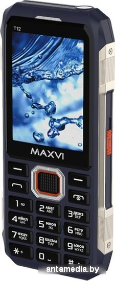 Мобильный телефон Maxvi T12 (синий) - фото 4 - id-p215963704