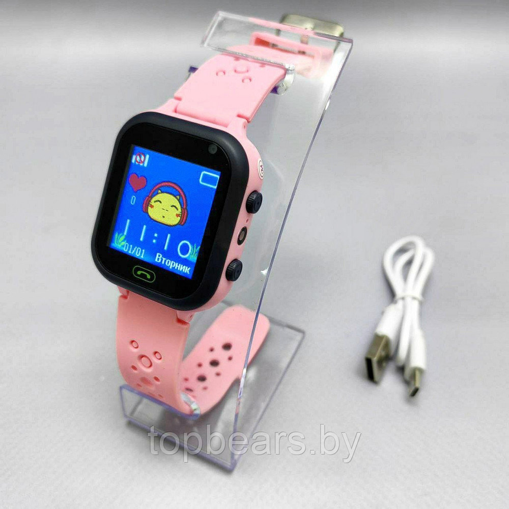 Детские умные часы Smart Baby Watch Q15 Розовый - фото 4 - id-p215963736