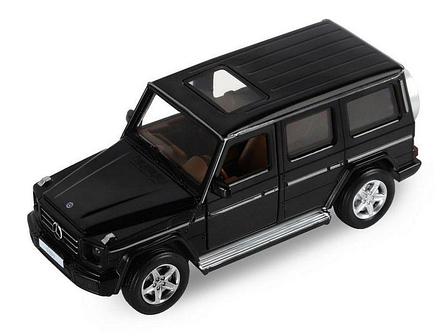 Машина АВТОПАНОРАМА Mercedes-Benz G350d, черный, 1/32, свет, звук, инерция, в/к 18*9*13,5 см, фото 2