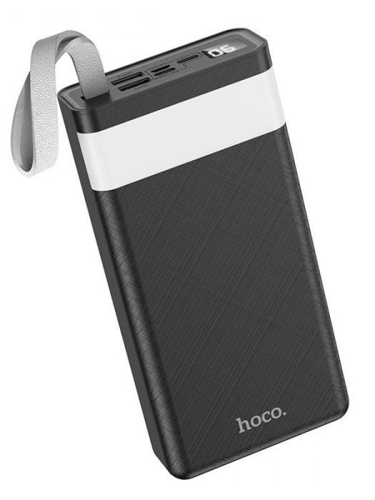 Внешний аккумулятор Hoco Power Bank J73 30000mAh черный пауэрбанк для телефона - фото 1 - id-p215921263