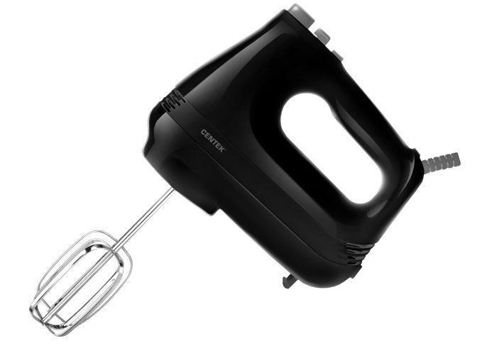Кухонный электрический миксер ручной бытовой для теста CENTEK CT-1125 черный - фото 1 - id-p215920209