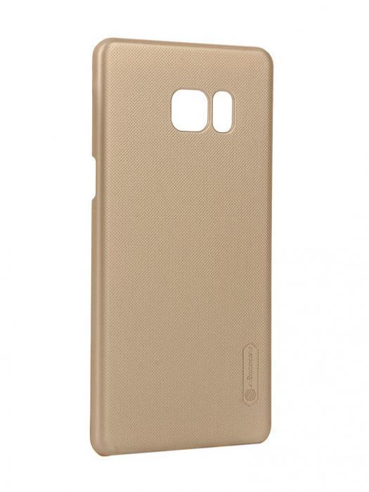 Чехол для телефона на Samsung Galaxy Note 7 Nillkin Frosted Shield Gold Самсунг 12390 - фото 1 - id-p215924496