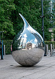 Садово- парковая скульптура "Drops" из нержавеющей стали, фото 3