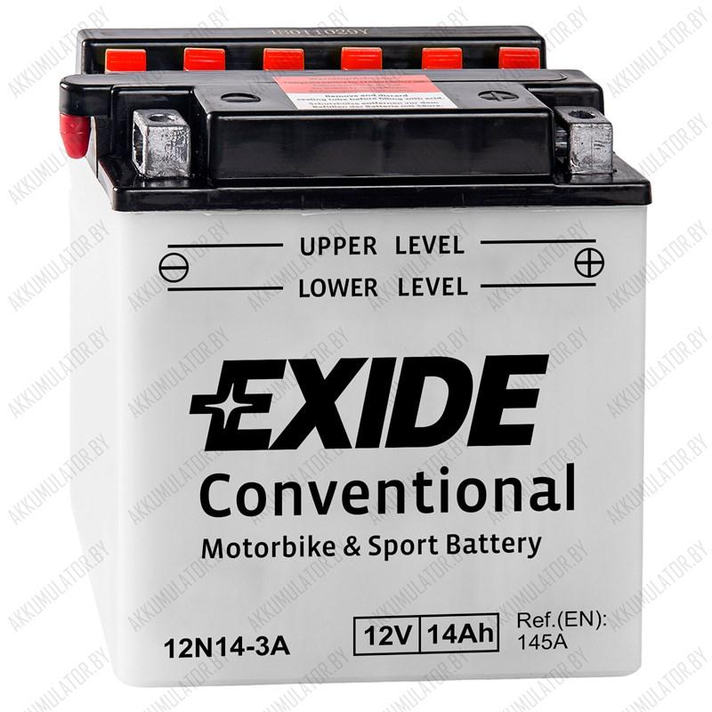 Exide Conventional 12N14-3A - фото 1 - id-p137644231