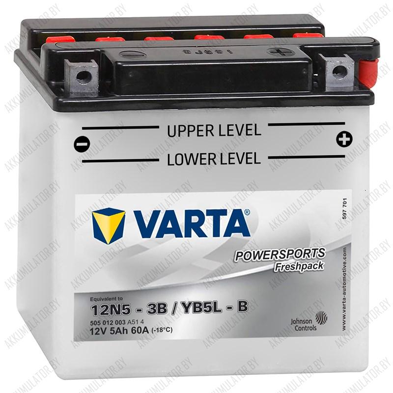 Varta Powersports Freshpack 12N5-3B