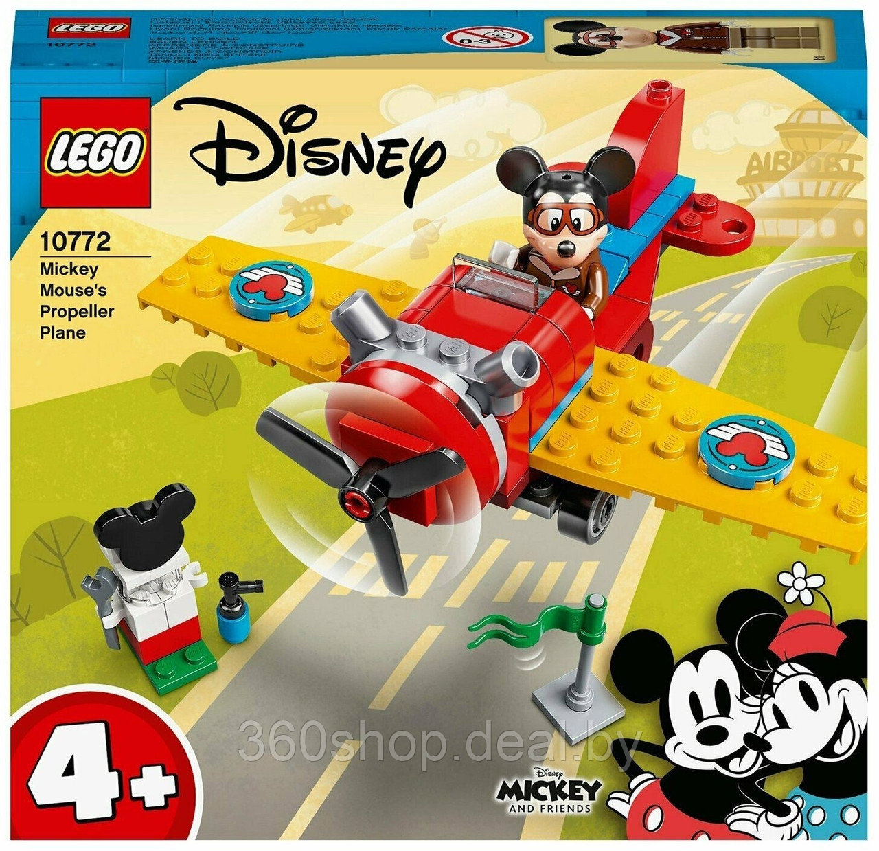Конструктор LEGO Disney 10772 Винтовой самолет Микки - фото 1 - id-p213180631