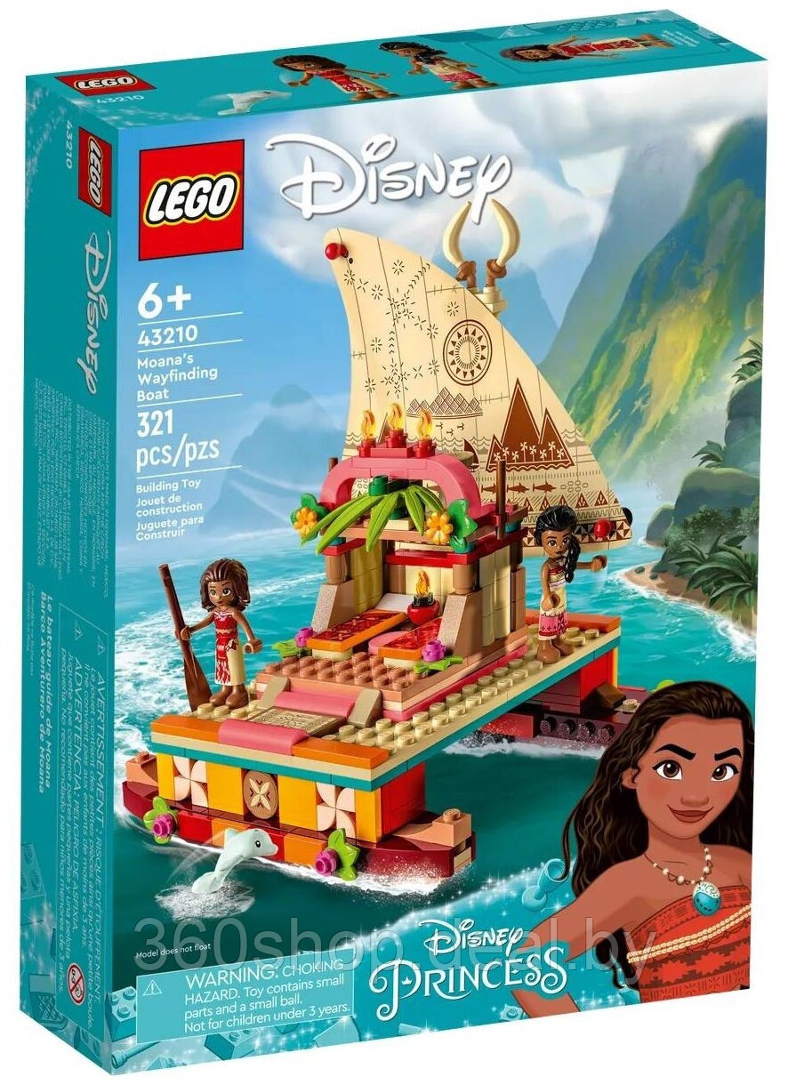 Конструктор LEGO Disney Princess 43210 Лодка-путешественник Моаны - фото 1 - id-p213180634