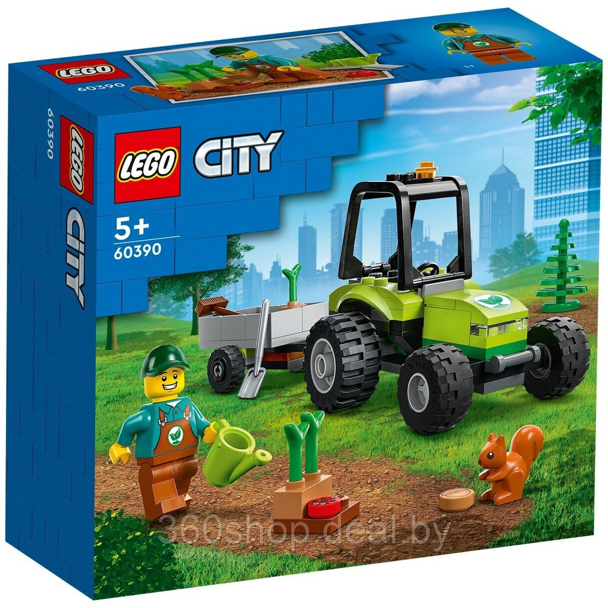 Конструктор LEGO City 60390 Парковый трактор - фото 1 - id-p213180675