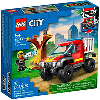 Конструктор LEGO City 60393 Спасательный пожарный внедорожник