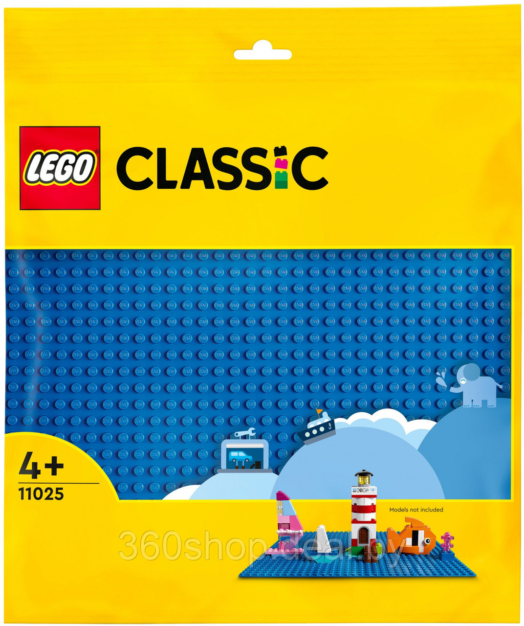 Элемент конструктора LEGO Classic 11025 Синяя базовая пластина - фото 1 - id-p213180720