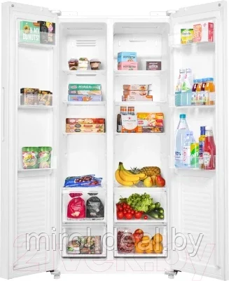 Холодильник с морозильником Maunfeld MFF177NFWE - фото 4 - id-p215982175