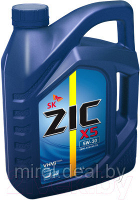 Моторное масло ZIC X5 5W30 / 162621 - фото 2 - id-p215982363