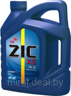 Моторное масло ZIC X5 5W30 / 162621 - фото 3 - id-p215982363