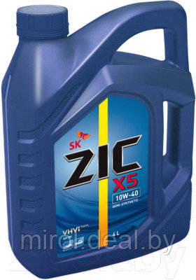 Моторное масло ZIC X5 10W40 / 162622 - фото 1 - id-p215982368