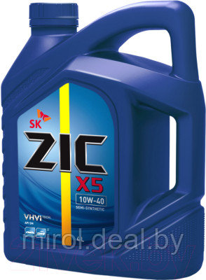 Моторное масло ZIC X5 10W40 / 162622 - фото 3 - id-p215982368