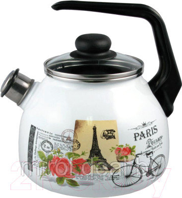 Чайник со свистком Appetite Париж 4с209я - фото 1 - id-p215982687