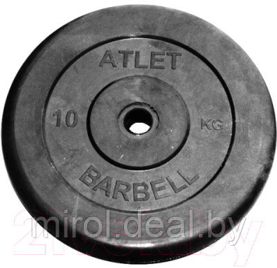 Диск для штанги MB Barbell Atlet d26мм 10кг - фото 1 - id-p215982537