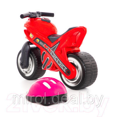 Каталка детская Полесье Мотоцикл МХ со шлемом / 46765 - фото 6 - id-p215983170