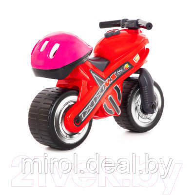 Каталка детская Полесье Мотоцикл МХ со шлемом / 46765 - фото 7 - id-p215983170