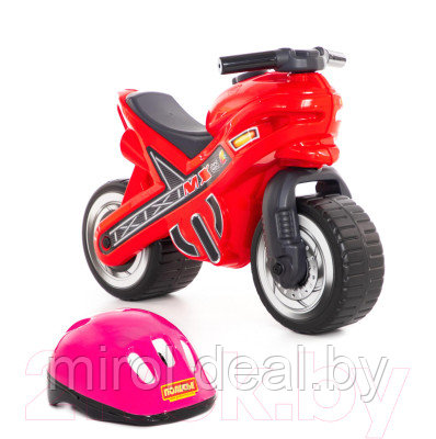 Каталка детская Полесье Мотоцикл МХ со шлемом / 46765 - фото 8 - id-p215983170